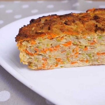 Овощной пирог в духовке