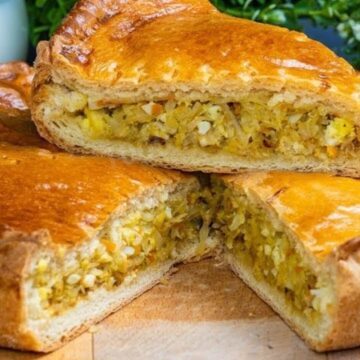 Пирог с капустой на скорую руку